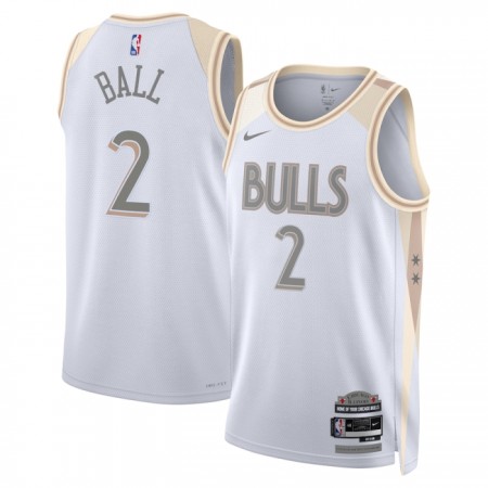 Dres Chicago Bulls Lonzo Ball Nike 2024-25 City Edition Bijela Swingman Dres Chicago Bulls Lonzo Ball Nike 2024-25 City Edition Bijela Swingman